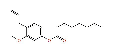 4-Allyl-3-methoxyphenyl octanoate